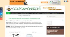 Desktop Screenshot of couponmonarch.com